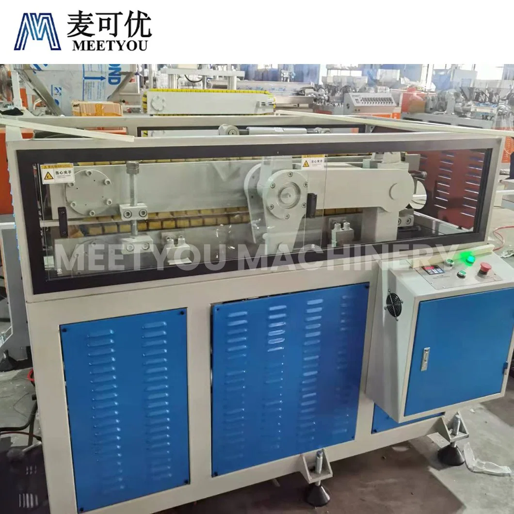 Meetyou Machinery PVC Profle Production Line ODM Custom China PVC Precise Temperature Control PVC Cable Duct Machinery Factory Configure The Punching Machine