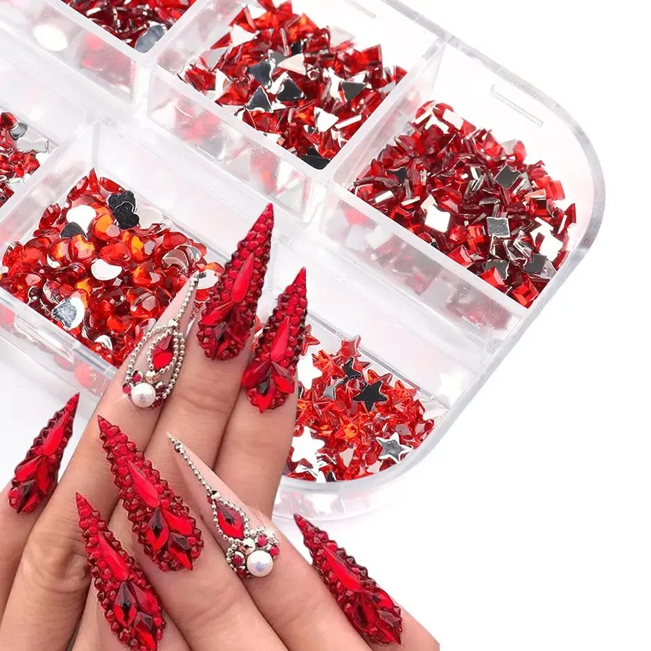 Produits Crystal Nail Art strass de pierres en acrylique ongles nail art décorations 3D