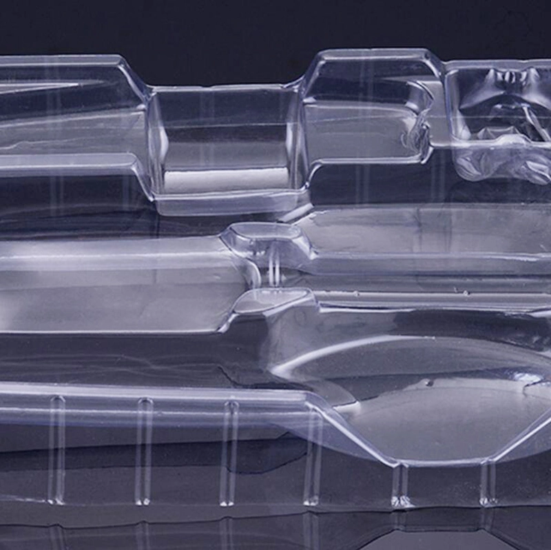 Chinese Factory Custom PVC Blister Tray Clear Plastic Product Packing