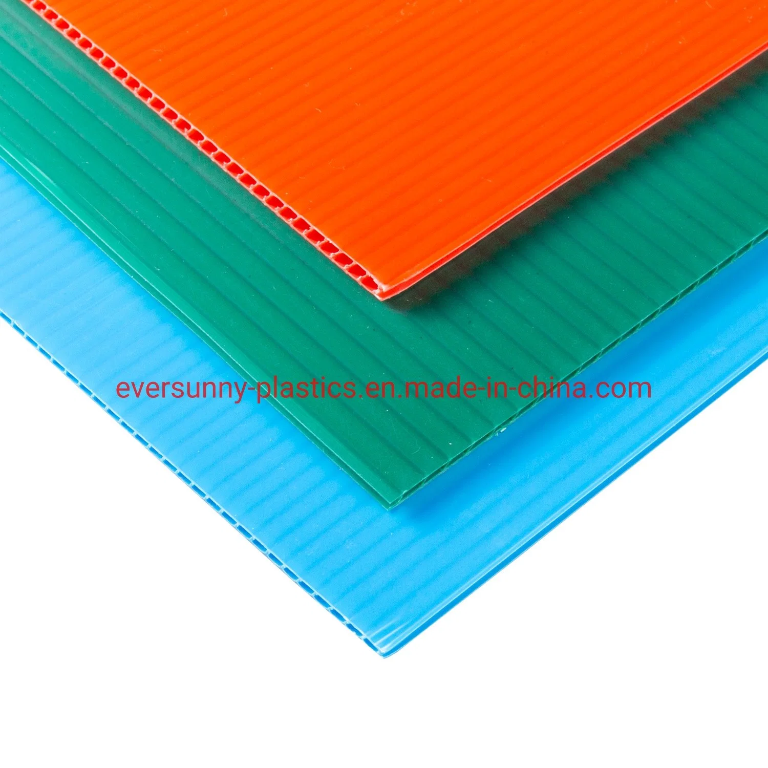 White, Black, Yellow Coroplast Corrugated Plastic Sheets PP Hollow Sheet