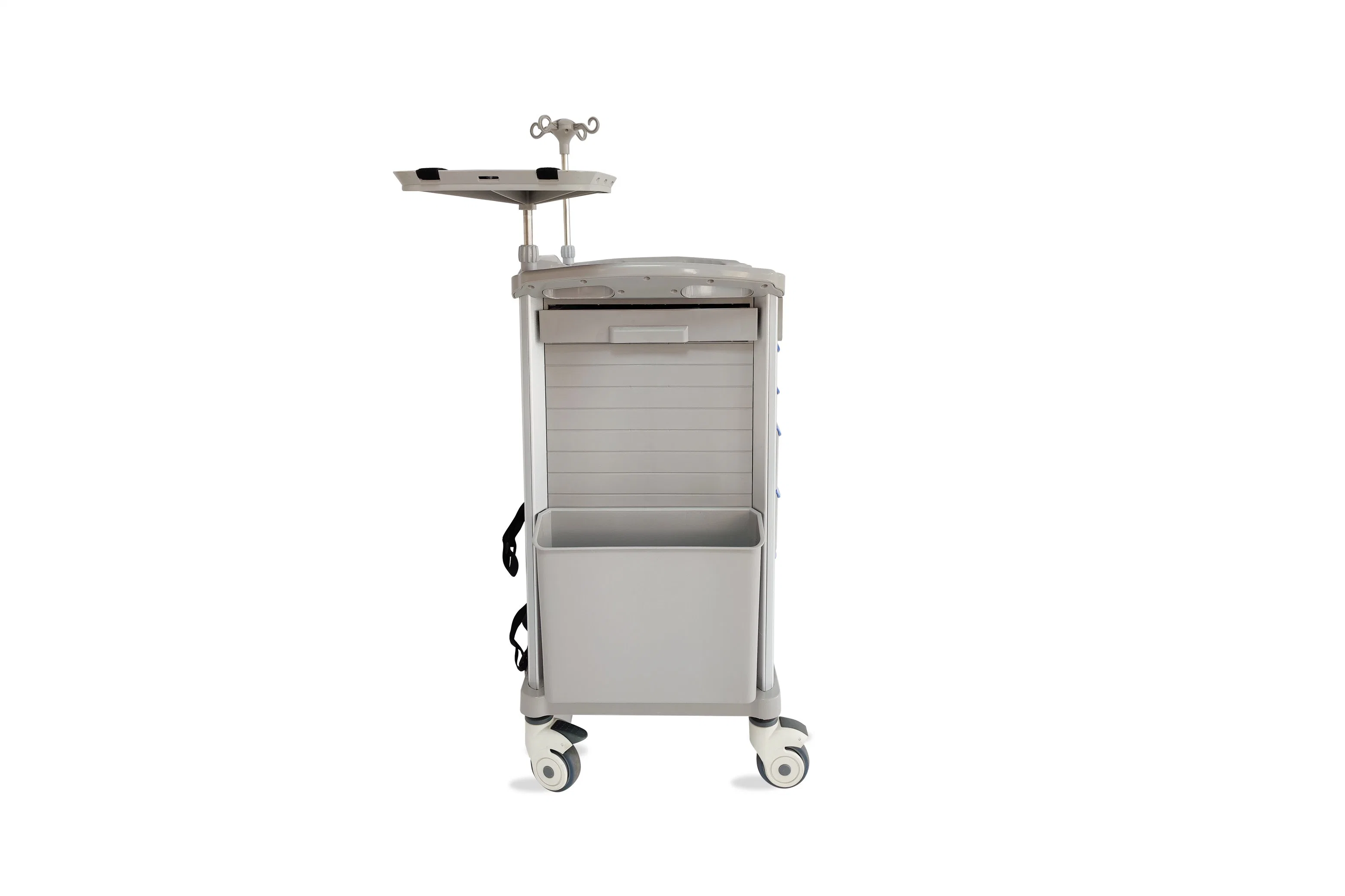 Hot Sale Cheap Mobile ABS Drugs Hospital Medical Crash Cart Plastic Emergency Medicine Trolley