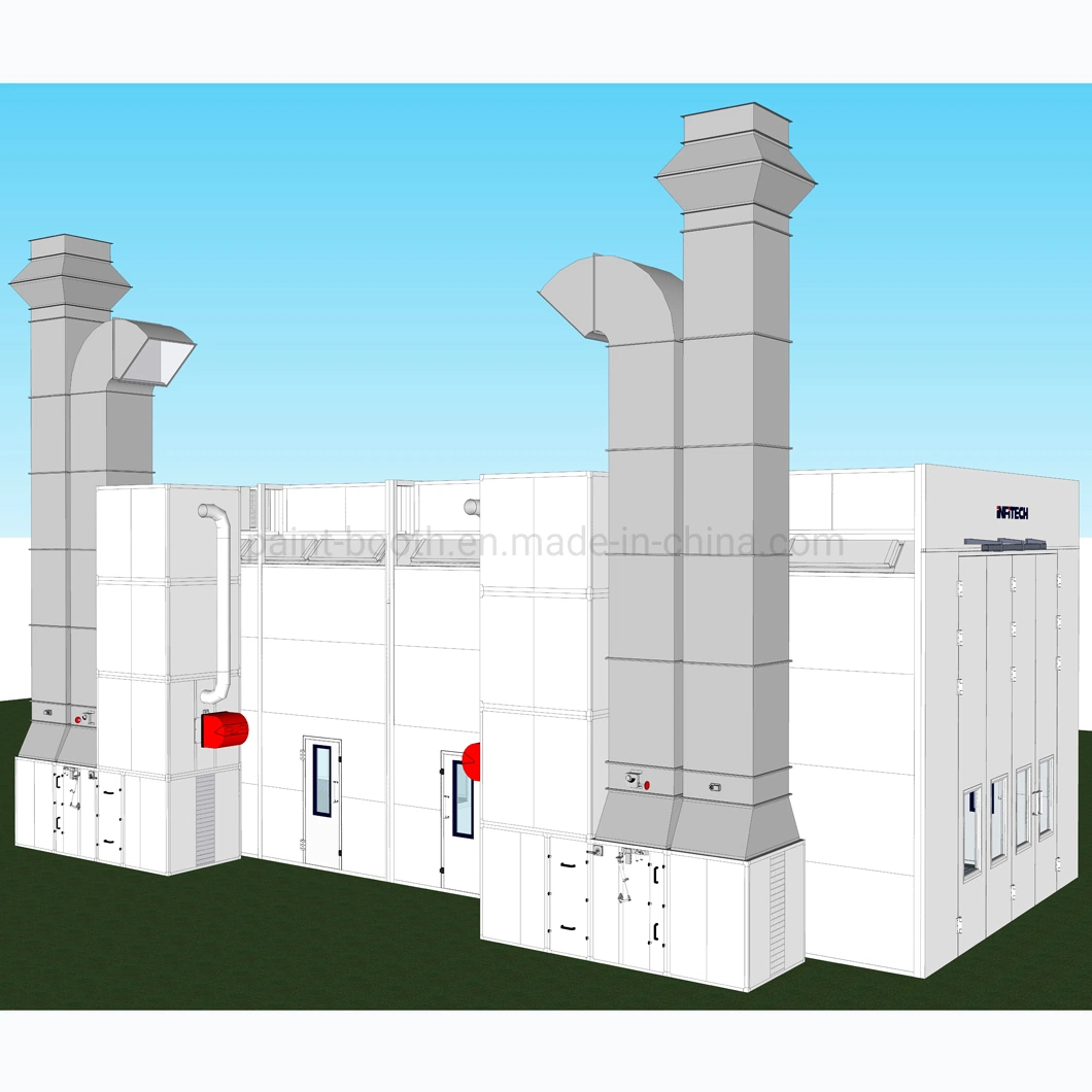 It-16-6A CE Certificate Downdraft Industrial Paint Booths for Large Vehicles