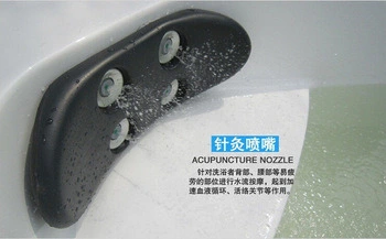 Double Use Embedded Style Acrylic Whirlpool Massage Bathtub (M-2035)