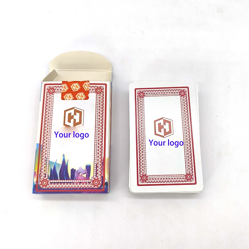Logótipo personalizado de fábrica impressão criativa em Flash para crianças bebida adulta Promoção Jogos de cartas Gift Paper Playing Cards