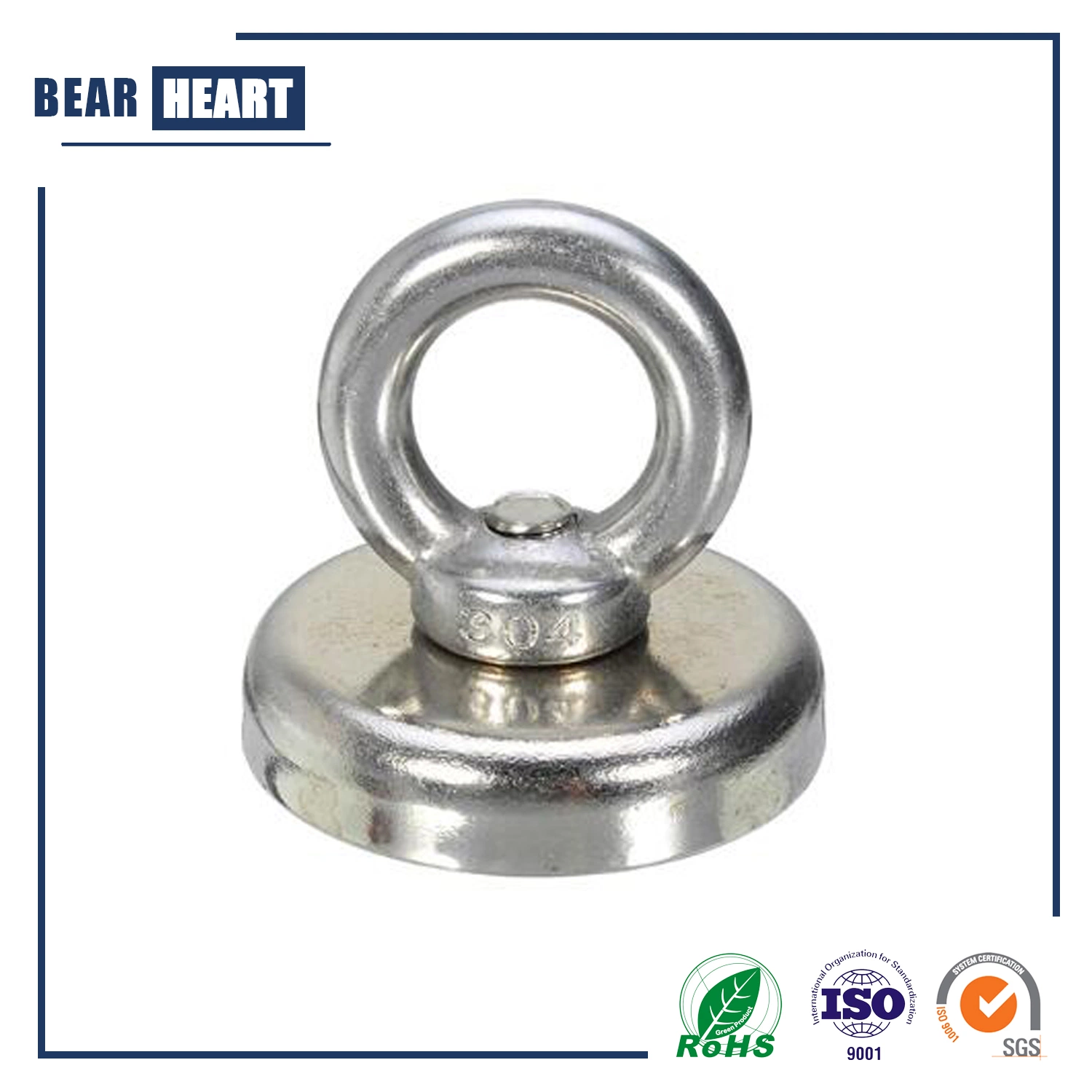 D32X31.1 Heavy Duty Magnetic Hook/Eyebolt Ring Magnet/Holding Magnet with M5 Eyebolat Thread