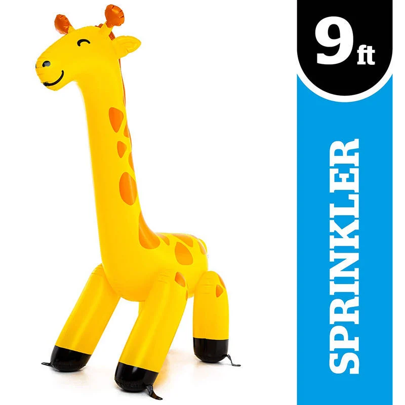 New Water Spray Toy Inflatable Giraffe Children Outdoor Water Spray Game Mat