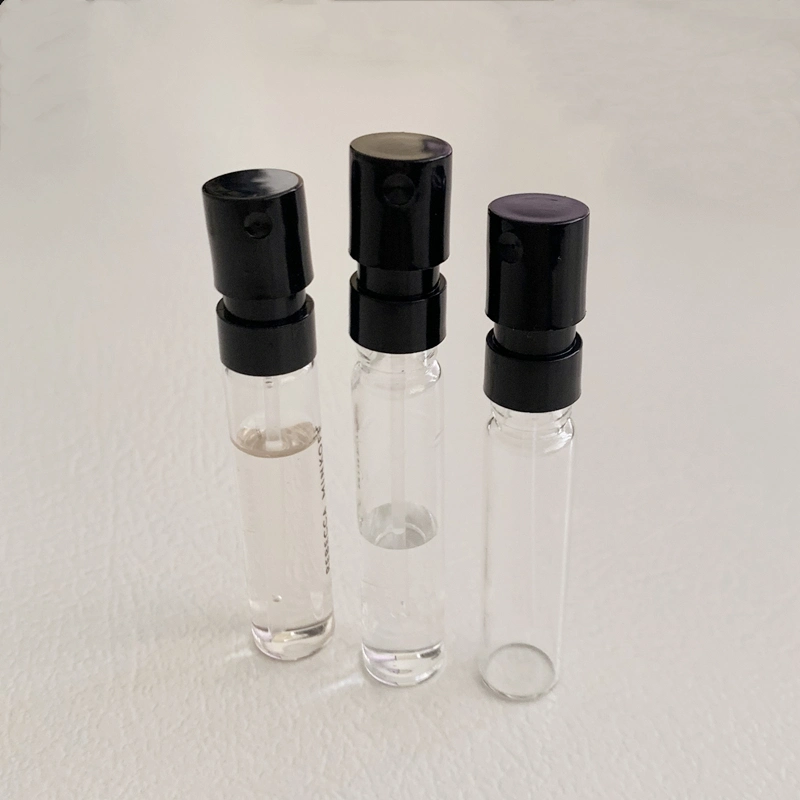 1 ml 2 ml 3 ml 5 ml de parfum Flacon en verre testeur Sampe cosmétique bouteille d'huile essentielle de sérum