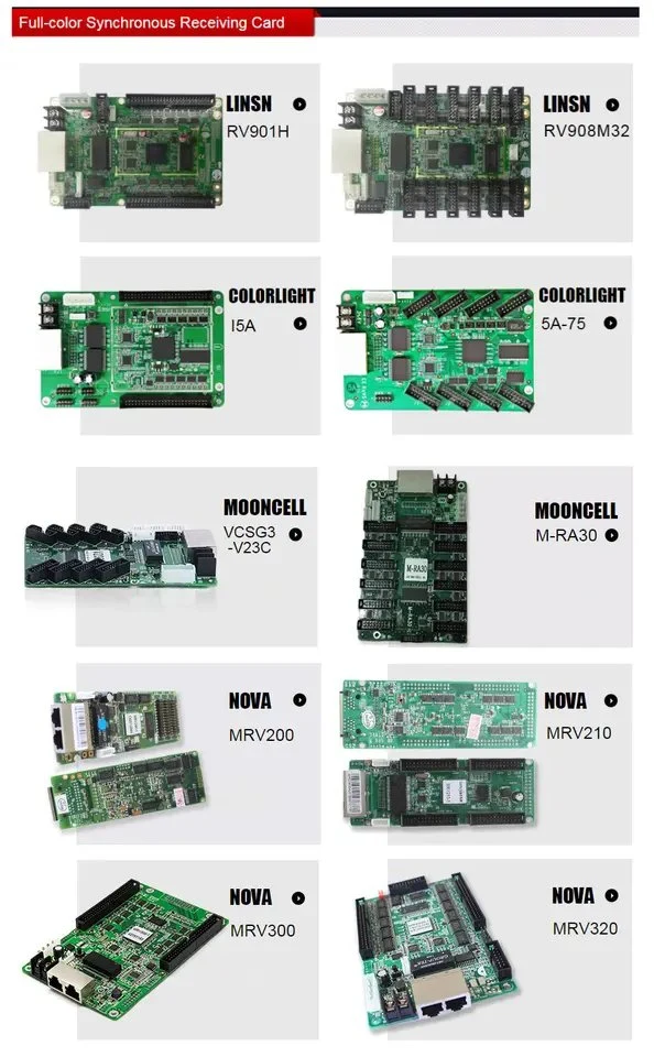 Novastar All Series Receiving Card Mrv328 Mrv412 Mrv416 Mrv432 Dh7516 Dh7512dh7508 for LED Display Nova Receive Card