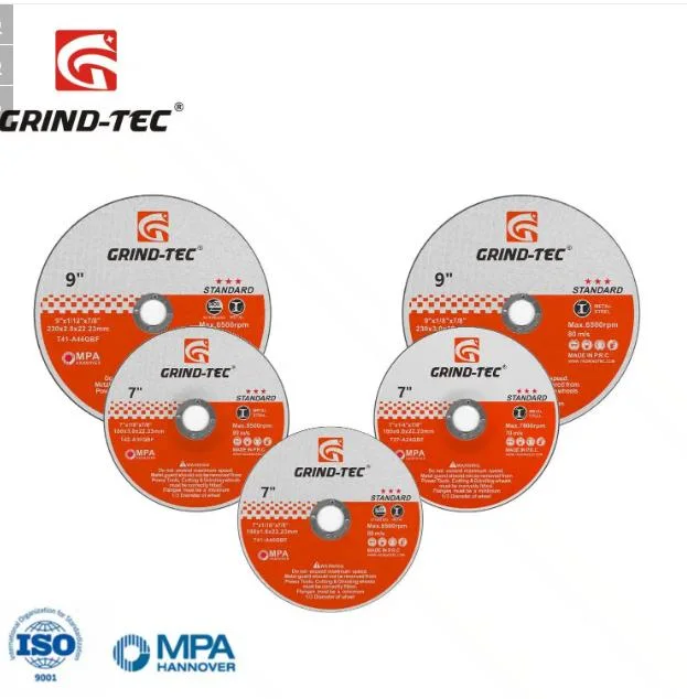 Grind-Tec Abrasives Disc 9" 230X2X22mm Metal/Stainless Steel Cutting Wheels