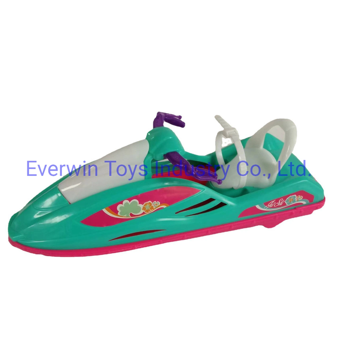 Plastic Toy Doll Accessory Speed Boat for 1/6 Dolls