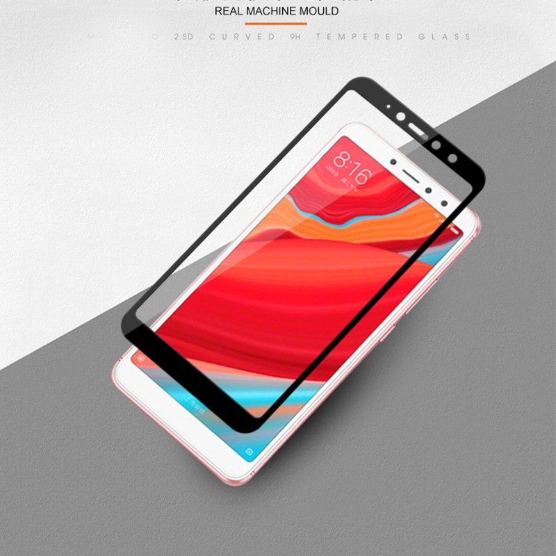 Factory Price 2.5D Anti Crush Silk Print Tempered Glass Screen Protector for Redmi S2