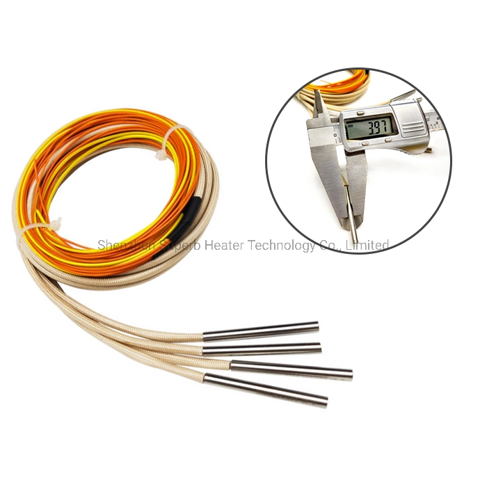 Electric Micro Cartridge Heating Rods with Thermocouple