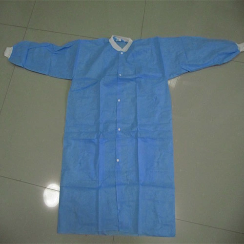 Disposable Non-Woven Jacket Lab Coat with Pocket