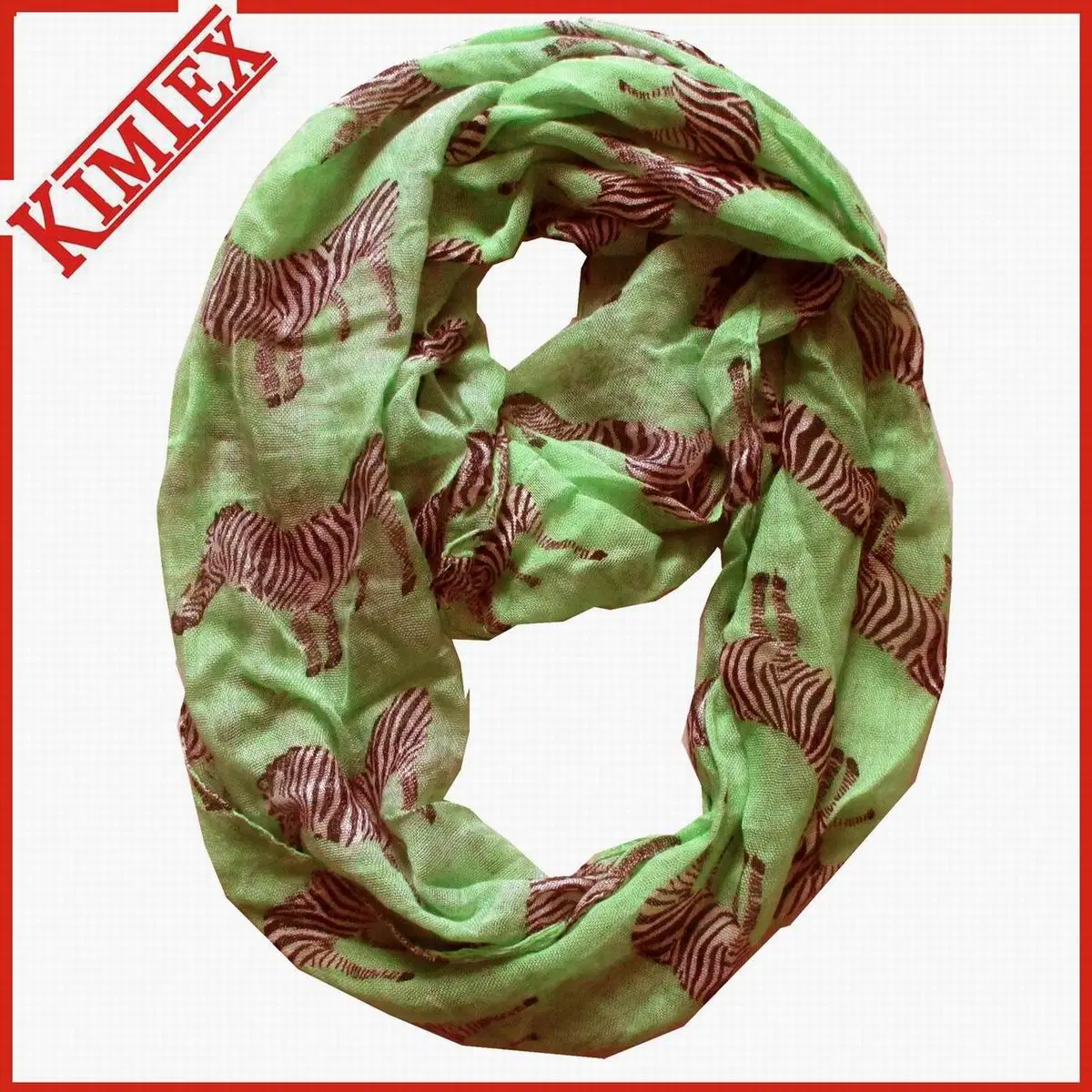 Unisex Ladies Fashion Acrylic Knitted Infinity Endless Tube Scarf