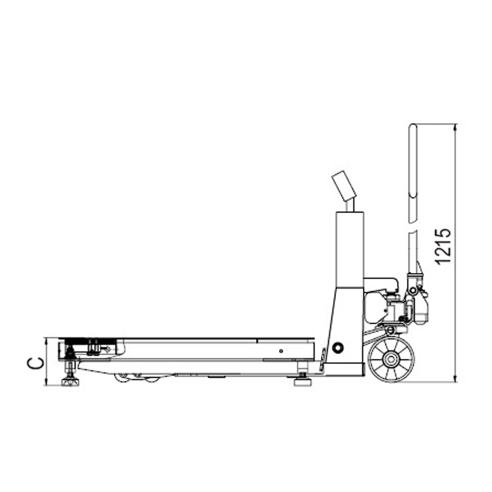 Bienes muebles High-Precision balanzas de suelo (LP7627)