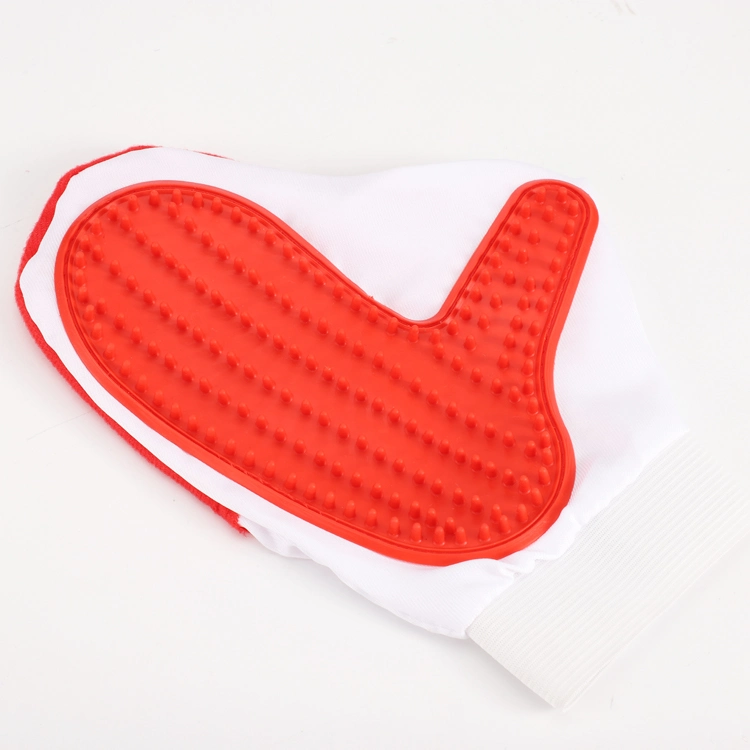 Wholesale New Portable Silicone Rubber Cat Shower Glove Dog Massaging Brush Cleaning Washing Pet Bathing Tool