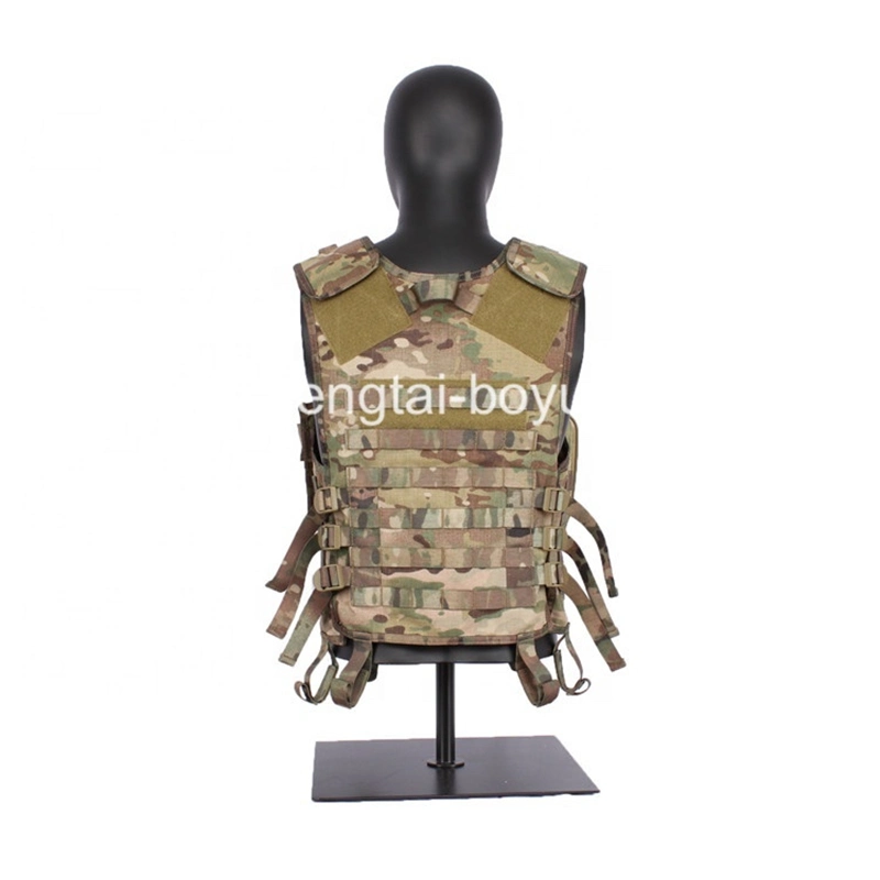 Military PE Aluminium Plate Full Body Bulletproof Armor Vest Level IV Sta Icw