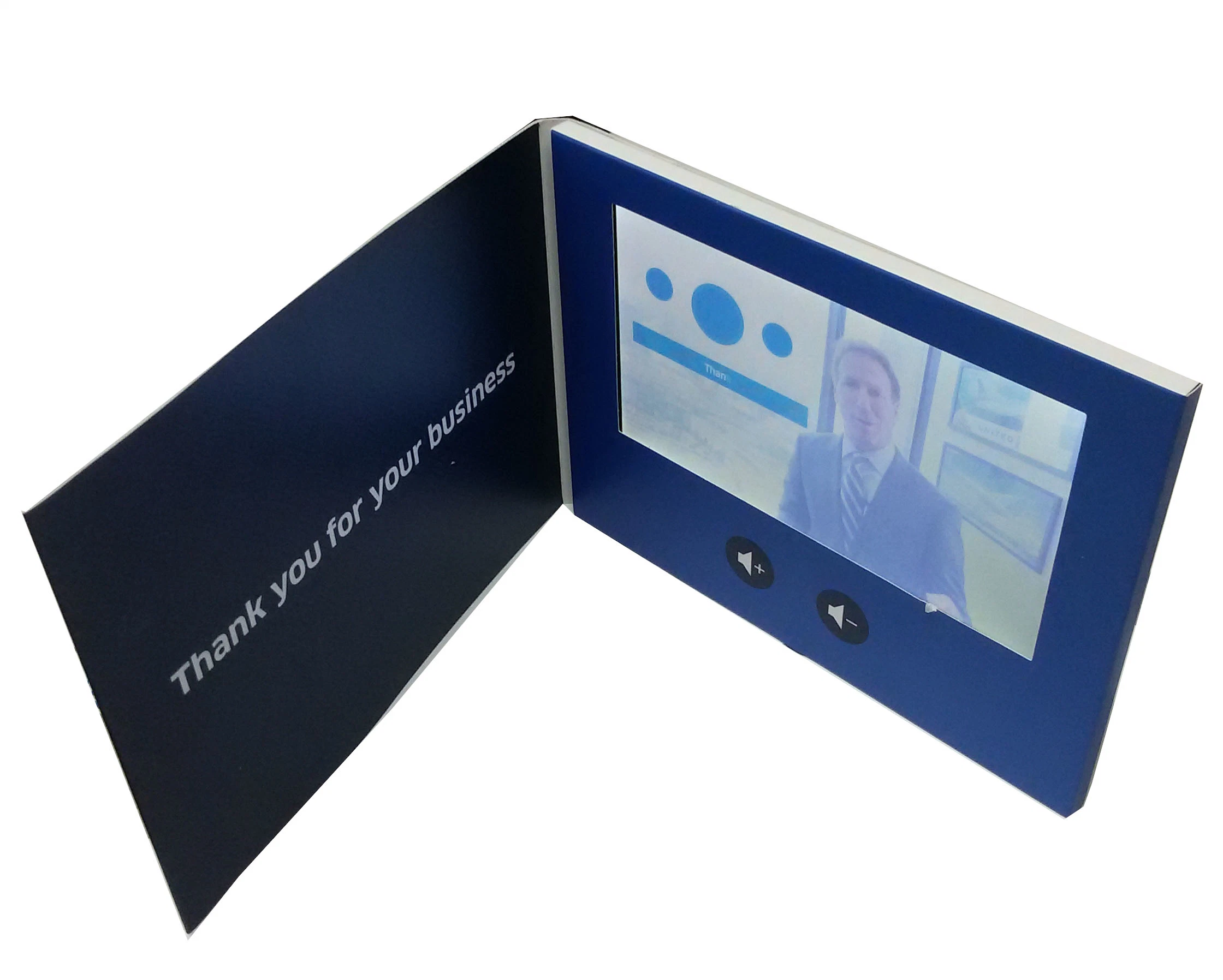 Hotselling 7 Inch LCD Screen Customized Advertising Video Card