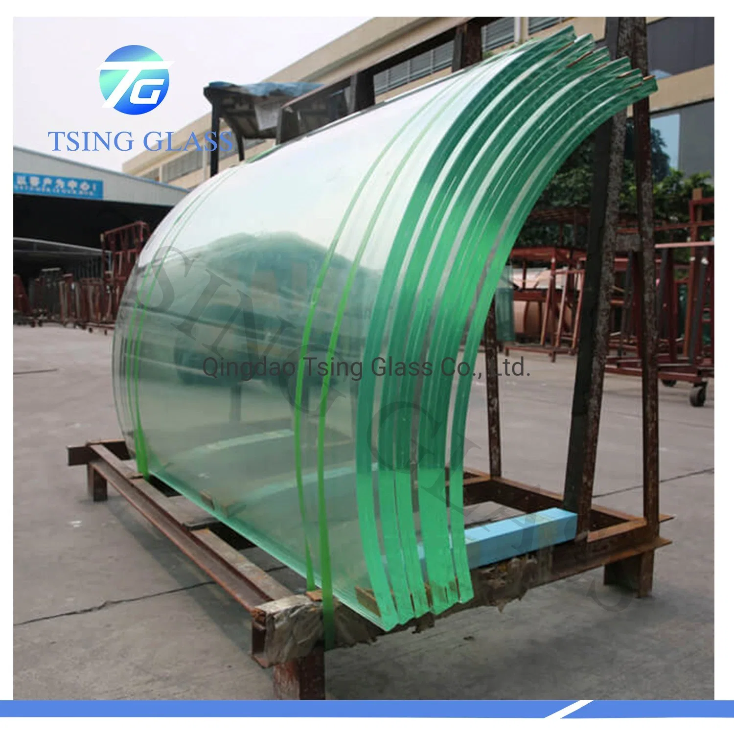 High quality/High cost performance Clear/Tinted/Flat/Bent/Shaped Safety Glass/Laminated Glass/Toughened/Tempered Glass for Stairs/Balustrade/Building/Shower