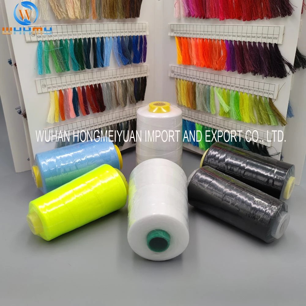 Whhmy 100% Polyester 50/2 RW Sewing Thread for Garment Accessory