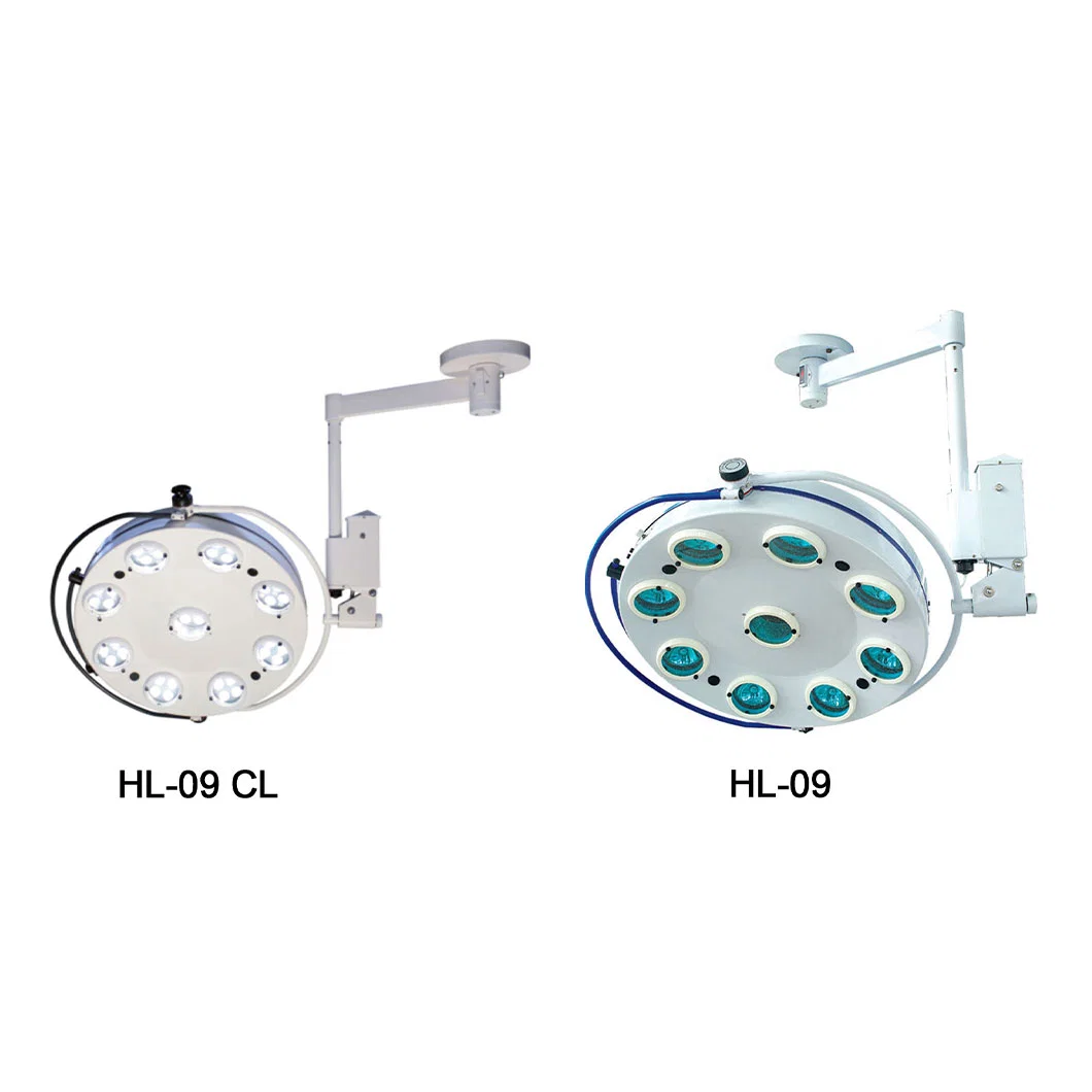 Medical Ceiling 9-Reflector Luminescence Shadowless Lamp for Surgical Lighting