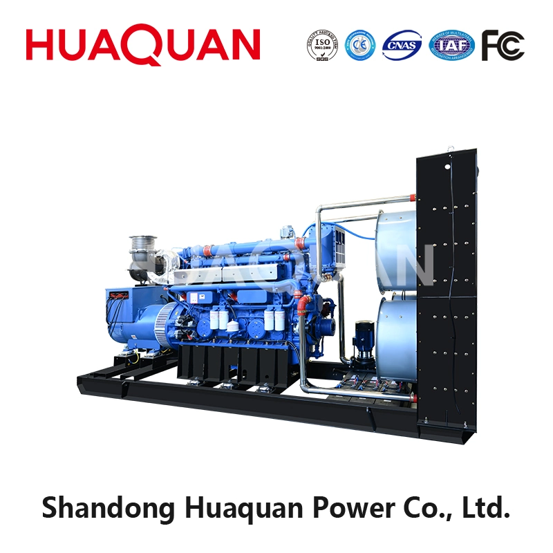 500kw 625kVA Open Type Natural Gas/CNG/LNG/LPG/Biogas Generator with Yuchai Engine