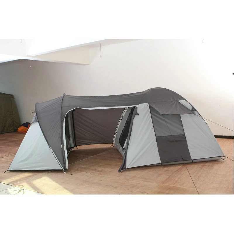 Customized Large Family Two Bedroom Rainproof Double Skin Can Accommodate 5-8 People Tent