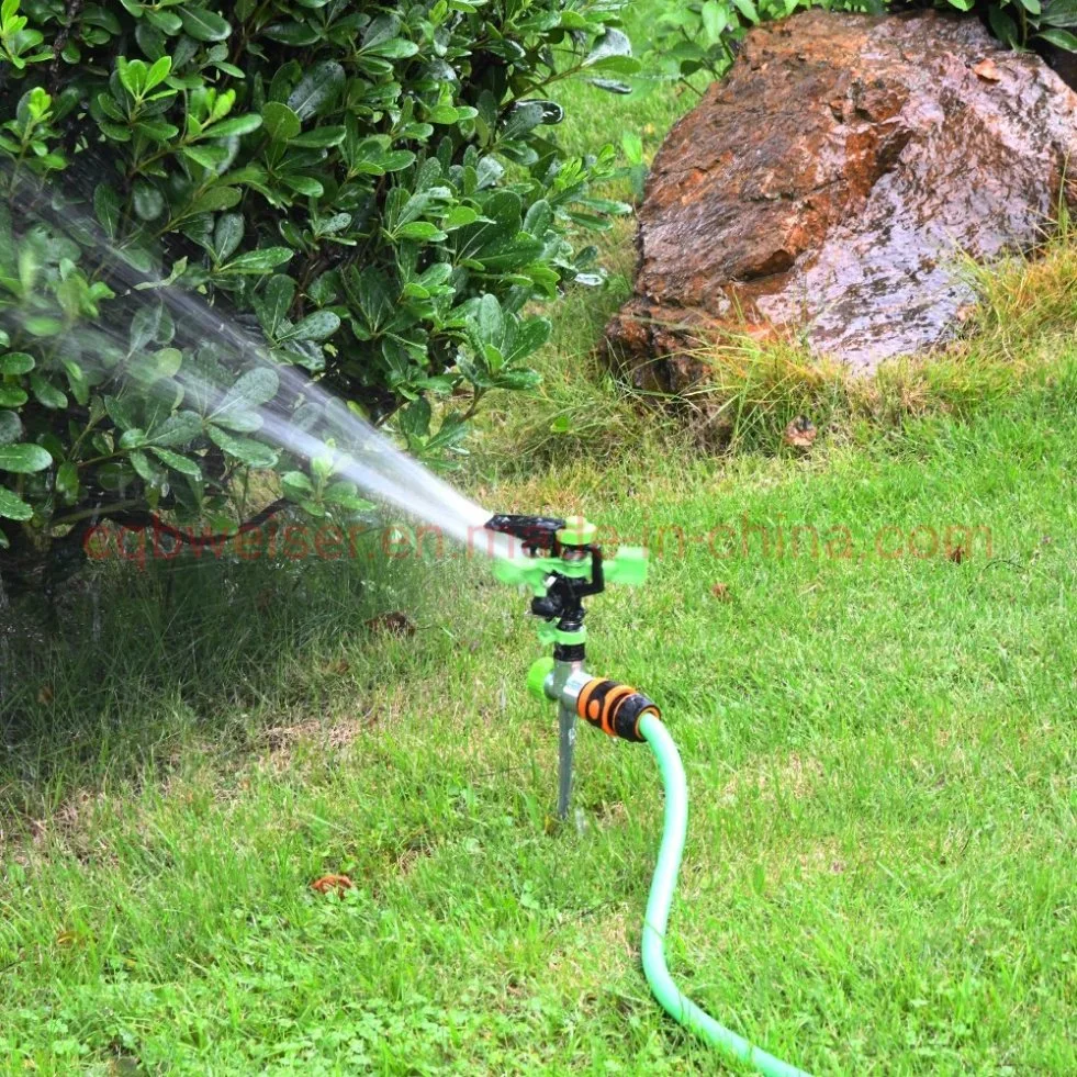 La amplia aplicación de Riego el riego del jardín de plástico de rociadores de hierba de impacto