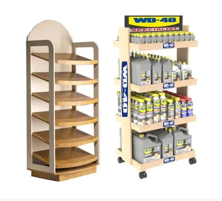 Holz Store MDF Holzboden Slatwall Rack Watch Ausstellung Wein Pegs-Anzeige Für Standfuß