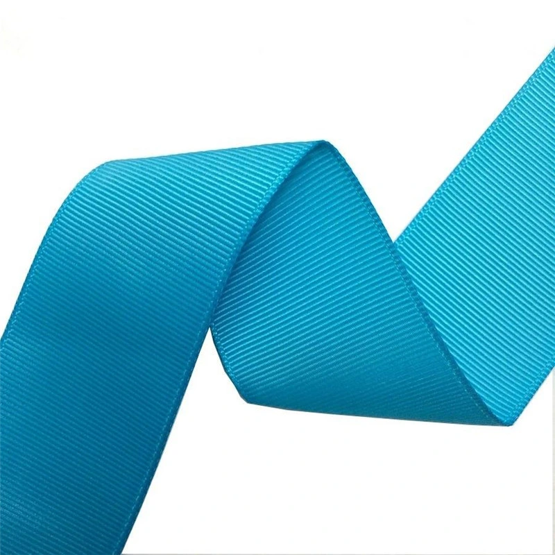 Factory Wholesale/Supplier Solid Custom 196 Colors 3-100mm 100% Polyester Grosgrain Ribbon for Packing