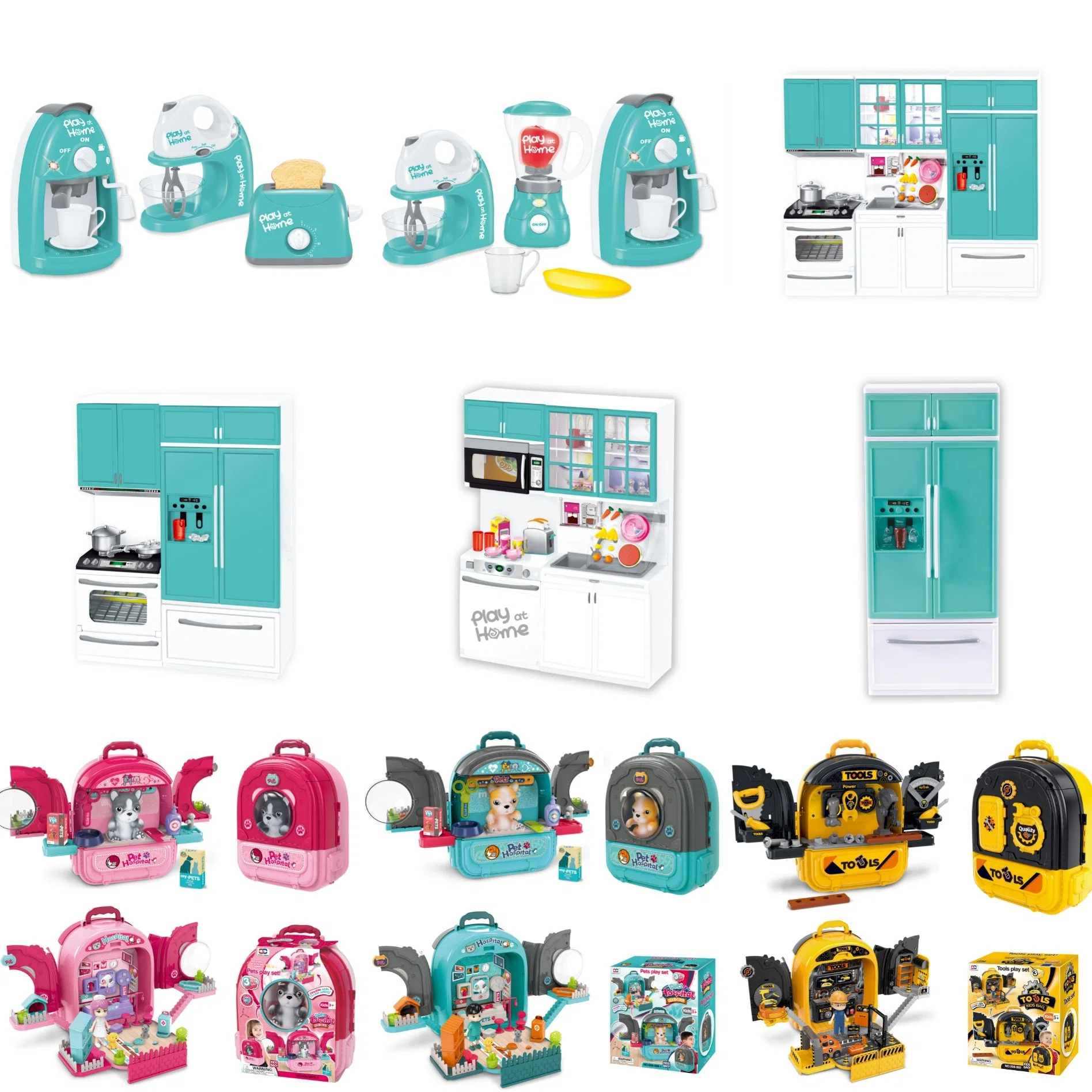 Набор инструментов с инженерным колпачком 44PCS pretend Play Kitchen Doll Игрушка Пластмасса Детские игрушка DIY Self-Assembing Factory Direct Sales Оптовая торговля интеллектуальными E