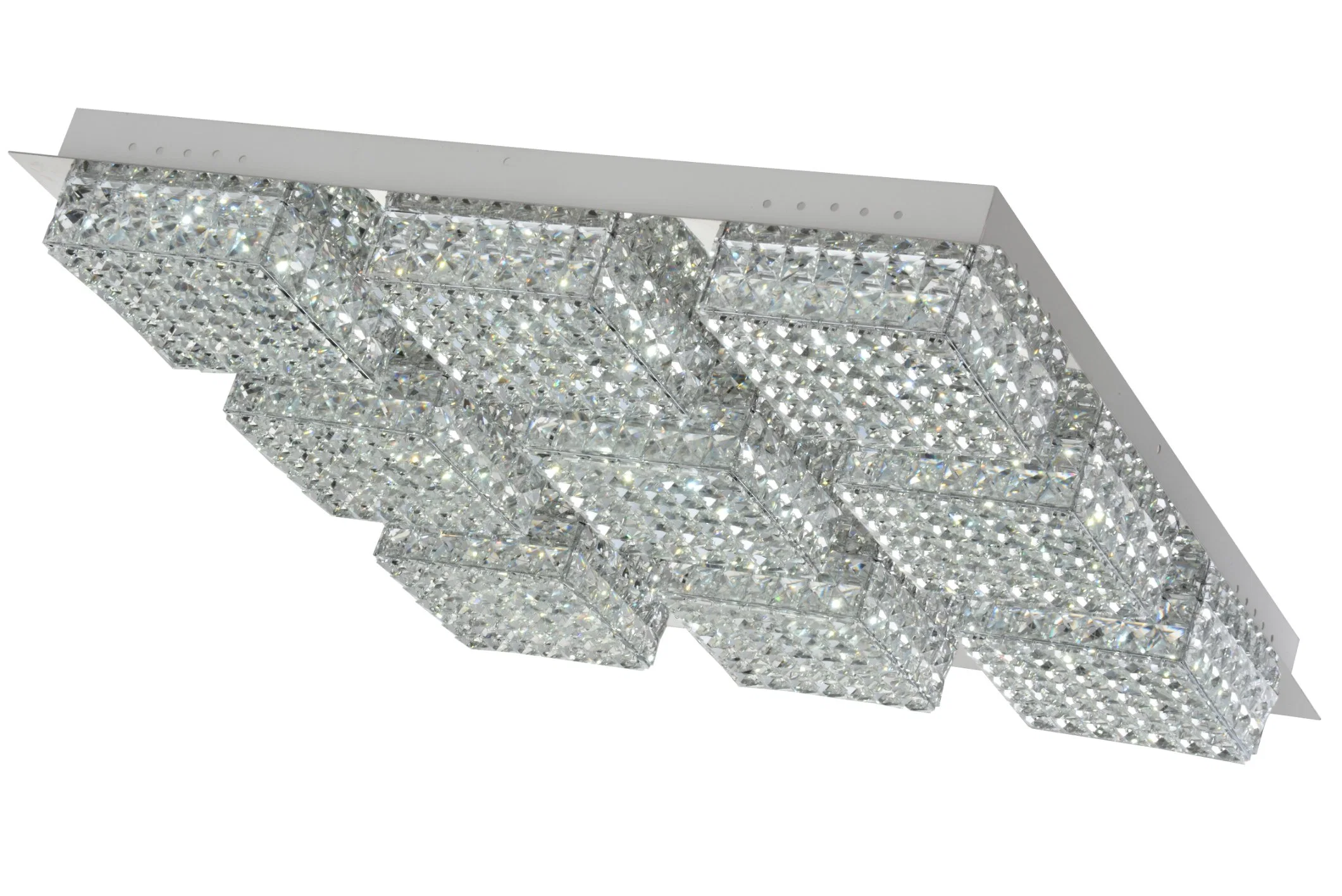 Good Sale Chrome LED Strip Square Ceiling Lamp for House Decoration High quality/High cost performance  Ceiling Fixture