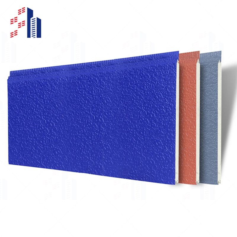 Nueva tecnología Revestimiento de pared exterior decorativo Metal Siding PU Sandwich Panel de pared