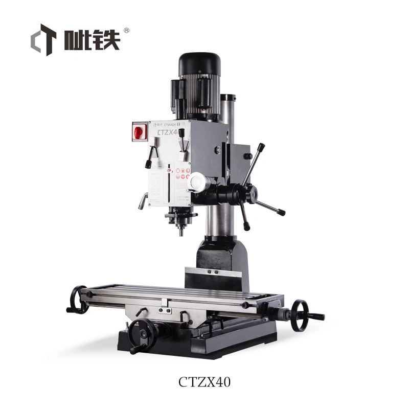 Gear Head Manual Bench Drilling and Milling Machine Ctzx40