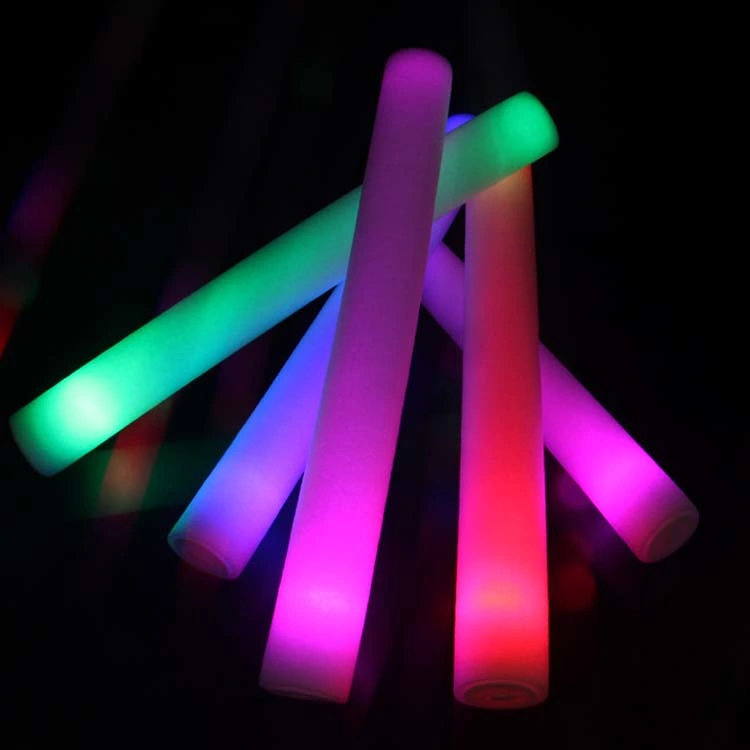 Soft Giant Stick Amazon Hot Selling 48cm LED Foam Festival Glow Stick for Party Concert