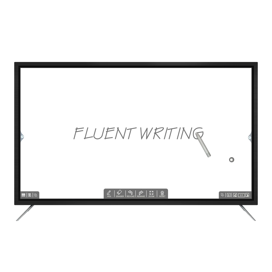 Comité de rédaction de la télévision interactive écran tactile LCD LED téléviseur intelligent UHD 4K avec tableau blanc électronique fonction TV pour les entreprises réunion de formation de l'enseignement à domicile