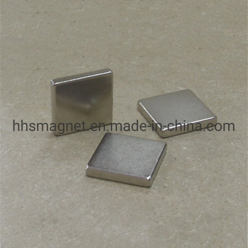 High Performance Industrial Permanent NdFeB Magnetic Block with Nickel Coating