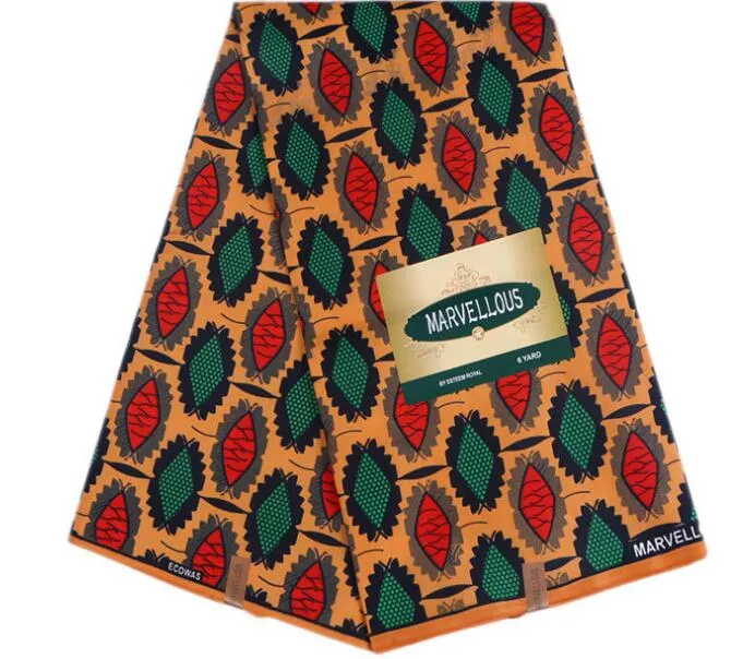 Wachs-afrikanische gedruckte Gewebe-Baumwollgewebe-Polyester-Kleid-Gewebe-Kleidung