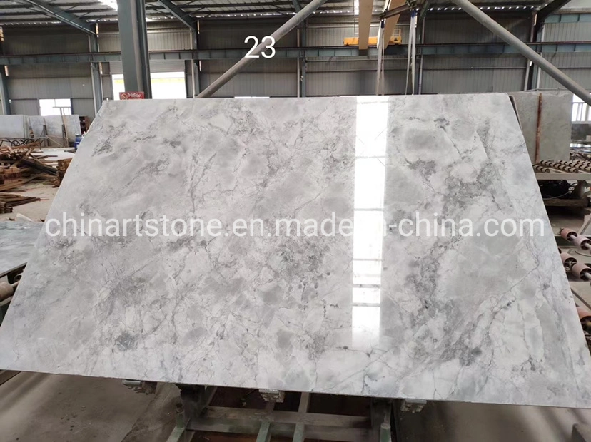 Naturaleza Quarticita Calacatta Gris Piedra de lujo para el Piso de Countertop y.. Pared