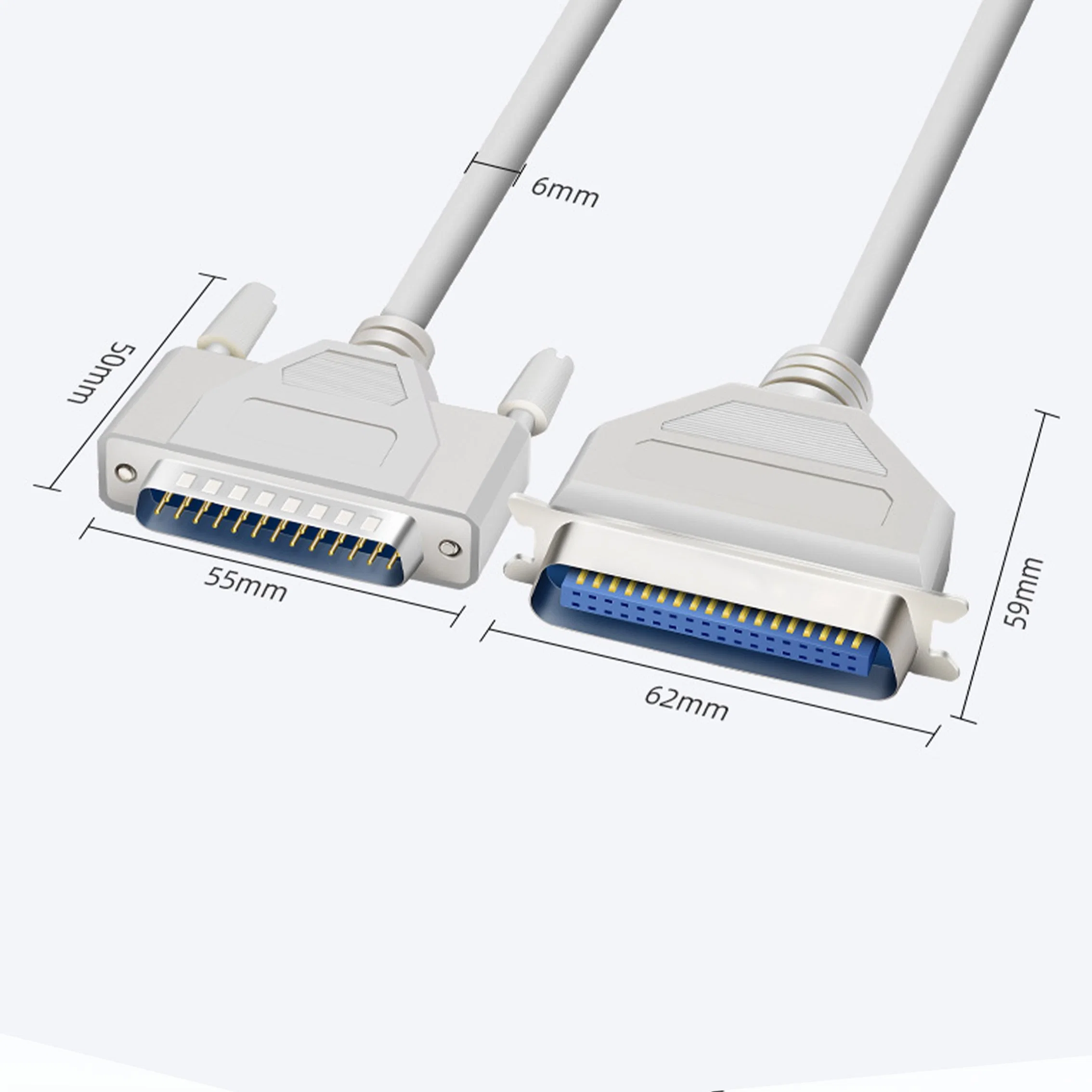 6FT UL dB25 Cable de impresora a CN36 Cable