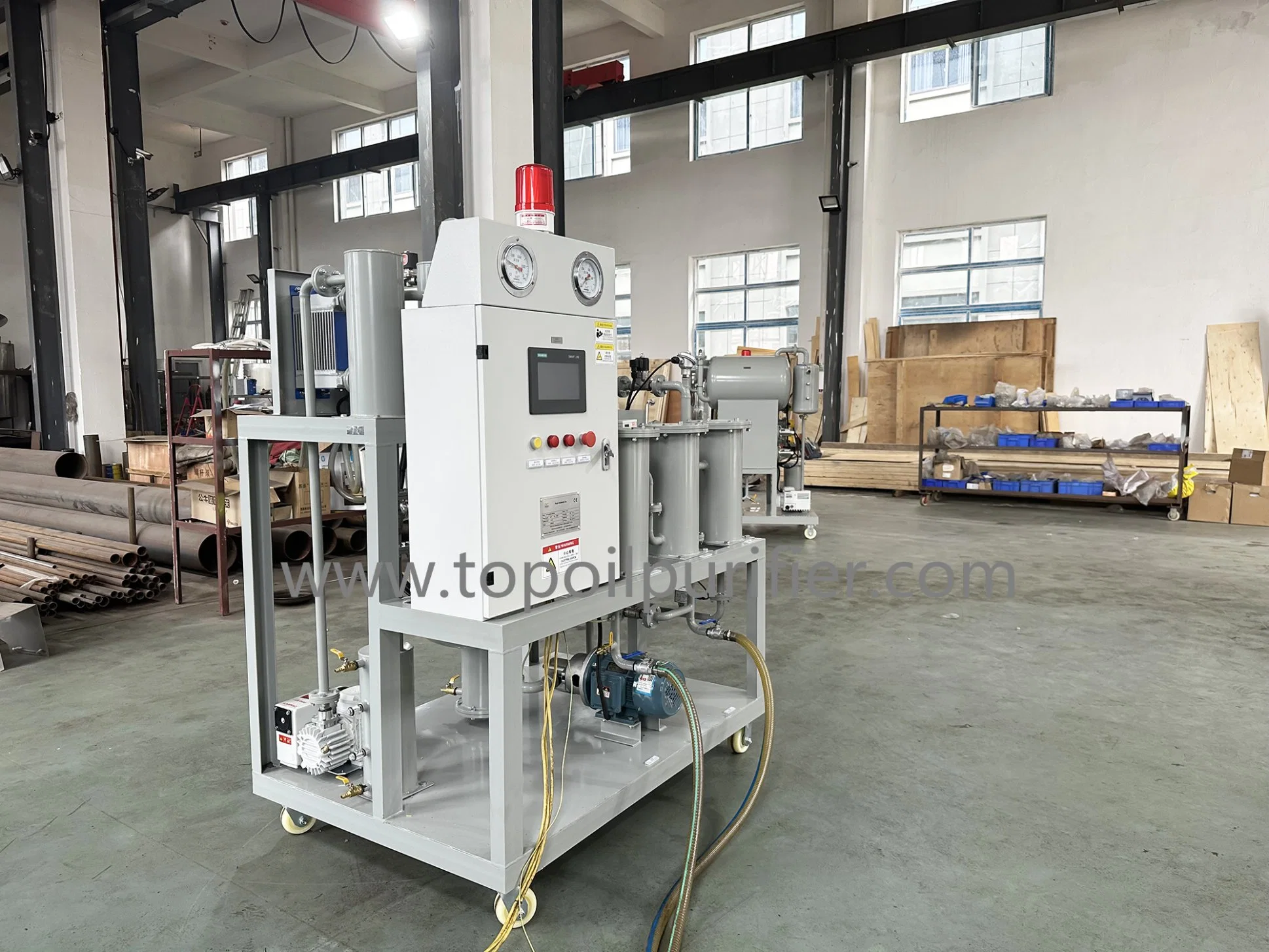 Vacuum Oil Filter Outlet Hydraulic Oil Purification Equipment