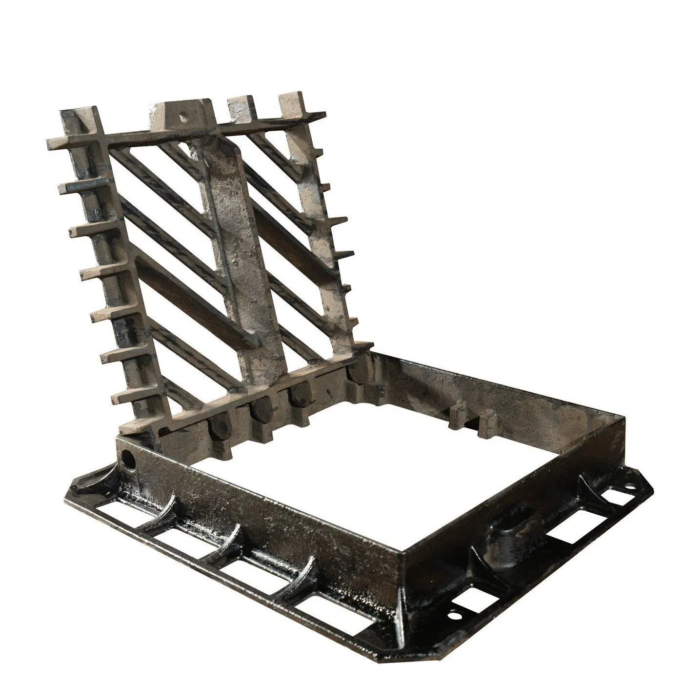 Customized En124 Cast Iron Channel Trench Square Manhole Cover Drain Grating