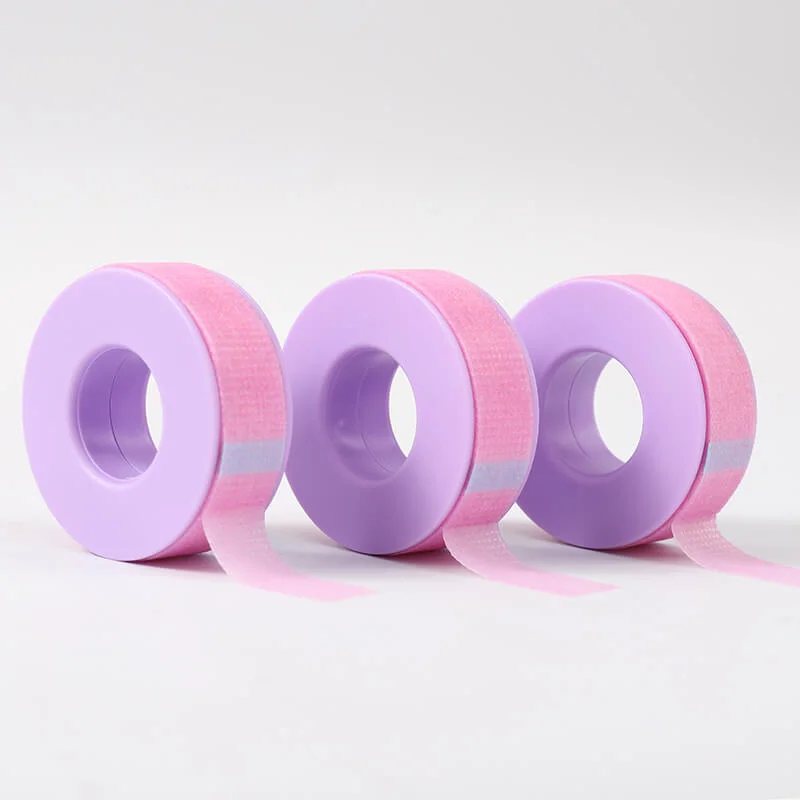 La propia marca de calidad de silicona médica de extensión de pestañas piel sensible de la cinta cinta de papel