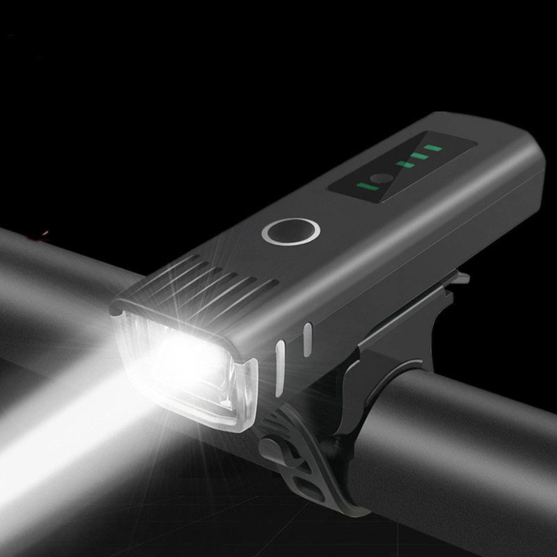 Luz de bicicleta dianteira LED com laser E 2000 lúmens, buzina de computador, resistente à água, recarregável, indicador de cabeça de motocicleta, luzes de bicicleta.