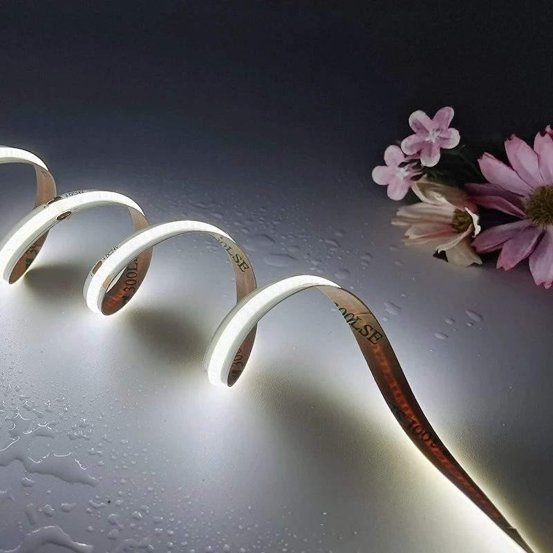 High-End Dimmable COB Strip Kit 5m 900lm/M 3000K 6500K COB LED Strip Light Flexible