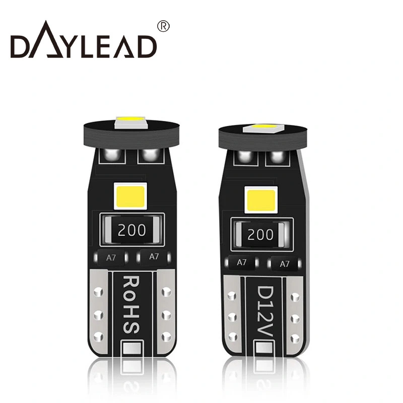 W5W LED CANbus T10 2835 3SMD Luz Luces Interior del automóvil Accesorios Auto Bulb LED T10