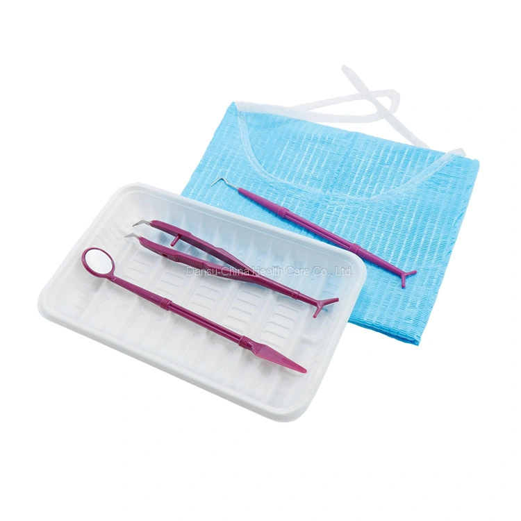 3 Kit de Herramientas dentales PCS Limpieza de dientes Kit de Cuidado bucal Diente de la recogida de espejo dental Tartar Dental Probe