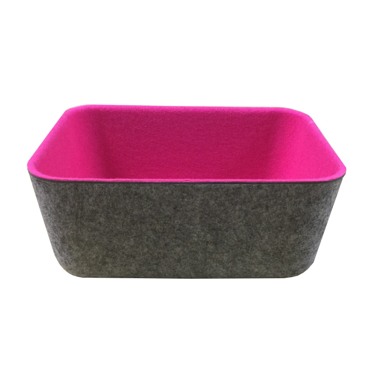 New Arrival Non Woven Small Size Polyester Basket for Home Office