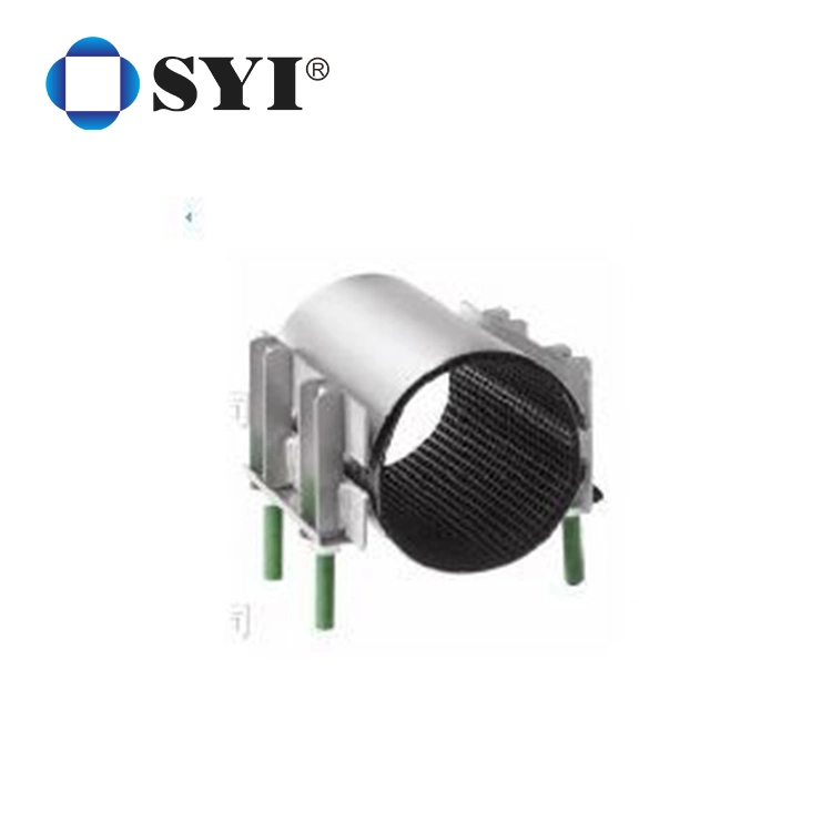 Syi Stainless Steel Pipe Coupling Double Lock Quick Pipe Leak Repair Clamp