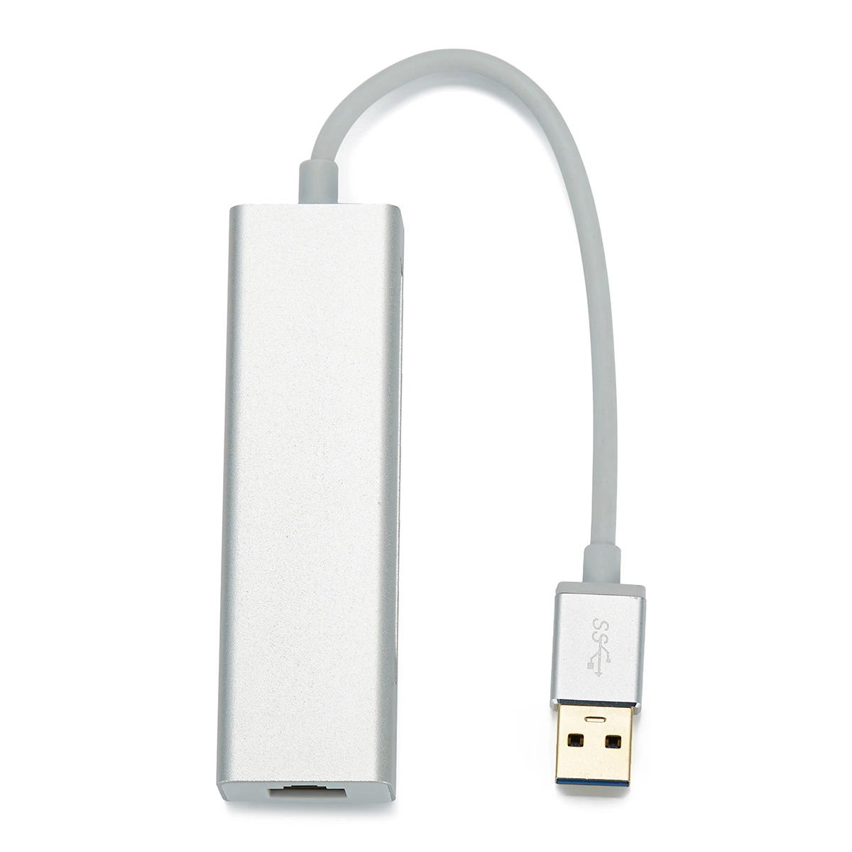 Mais vendidos, barramento de alimentação USB de 0,13 m, 4 portas, Ethernet de 5 Gbps USB3.0 para 3 portas USB3.0 adaptador de HUB RJ45